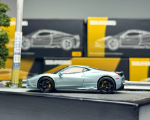 Load image into Gallery viewer, TOC 1:64 Ice Blue FE458 Speciale Sports Model Diecast Metal Car New Collection

