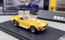 Load image into Gallery viewer, FW 1:64 Yellow Shelby 427 COBRA Convertible Sports Model Diecast Metal Car New Collection
