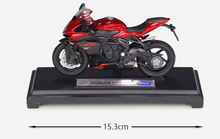 Load image into Gallery viewer, WELLY 1:18 Red MV Agusta F3 RR Racing Sports Model Diecast Metal Motorcycle
