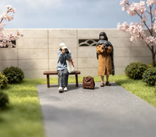 Load image into Gallery viewer, 1:64 Painted Figure Miniature Mini Resin Model Diorama Photography Girls Set
