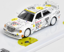 Load image into Gallery viewer, 1:64 Flame White 190E W201 2.5-16 Evo Dekra Berlin Model Diecast Metal Car New Collection
