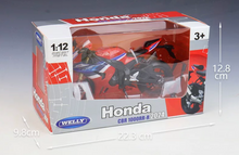 Load image into Gallery viewer, WELLY 1:12 2024 Red CBR1000RR Sports Model Motorcycle Bike Diecast ABS New Collection
