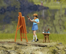 Load image into Gallery viewer, 1:64 Painted Figure Model Miniature Resin Diorama Sand Painter Artist Drawing Collection
