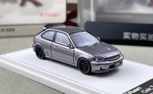 Load image into Gallery viewer, Model1 1:64 JDM Gray Civic EK9 R Hatchback Sports Model Diecast Metal Car New Collection
