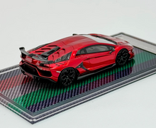 Load image into Gallery viewer, U2 1:64 Red Novitec Aventador SVJ LP770 Sports Model Diecast Resin Car New Collection
