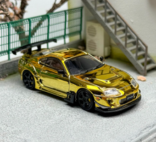 Load image into Gallery viewer, 1:64 LMLF Gold JDM Supra A80Z Pandem Sports Model Diecast Metal Car New Collection
