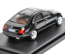 Load image into Gallery viewer, MH 1:64 Black S-Class S600L W221 Luxury Sedan Sports Model Diecast Metal Car
