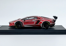 Load image into Gallery viewer, King 1:64 Luminous Red Aventador LP700 LBWK Sport Model Diecast Metal Car New Collection
