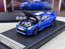 Load image into Gallery viewer, MH 1:64 Blue 50th Skyline GTR R35 Racing Sports Model Diecast Metal Car New Collection

