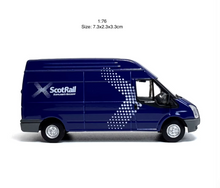 Load image into Gallery viewer, 1:76 Blue Railway Transit Delivery Van LWB Model Diecast Metal Car New Collection

