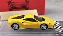 Load image into Gallery viewer, XF 1:64 Yellow F8 Tributo Racing Sports Diecast Model Metal CarNew
