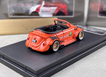Load image into Gallery viewer, HKM 1:64 Orange VW RWB Beetle Convertible Sports Model Diecast Metal Car New Collection
