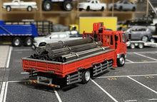 Load image into Gallery viewer, GCD 1:64 Red Fuso Fighter Crane Truck Model Diecast Metal Car New Collection
