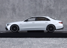 Load image into Gallery viewer, AR 1:64 Silver Benz AMG S63 E Performance Sports Model Diecast Metal Car New Collection
