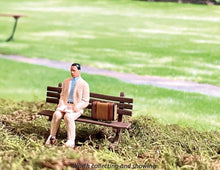 Load image into Gallery viewer, 1:64 Painted Figure Model Miniature Resin Diorama Sand Toy Man In Suit sitting New
