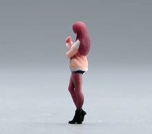 Load image into Gallery viewer, 1:64 Painted Figure Model Miniature Resin Diorama Toy Sand Red Hair Girl Stand

