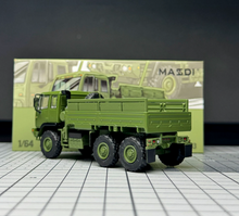 Load image into Gallery viewer, Masdi 1:64 Green Military FMTV 6x6 Truck Model Diecast Metal Car New Collection
