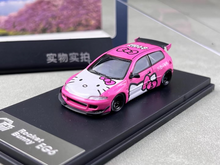 Load image into Gallery viewer, Fuji 1:64 Pink Civic EG6 Sir Pandem Rocket Bunny Model Diecast Metal Car New Collection
