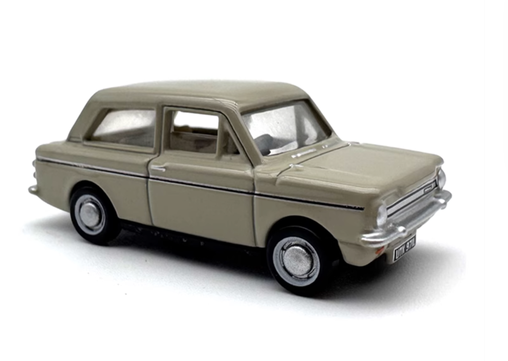 1:76 Green Hillman Mini Sports Classic Model Diecast Metal Car New Collection