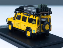 Load image into Gallery viewer, Master 1:64 Yellow Camel Defender 110 SUV ORV Sport Model Diecast Metal Car
