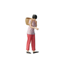 Load image into Gallery viewer, 1:64 Painted Figure Mini Model Miniature Resin Diorama Sand Farmer Lady Worker New Scene
