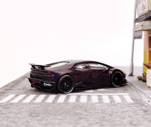 Load image into Gallery viewer, King 1:64 Purple LP610 Huracan LBWK Racing Sports Model Diecast Metal Car New
