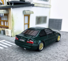 Load image into Gallery viewer, SH 1:64 Green M3 E46 Coupe Racing Sports Model Diecast Metal Car New

