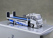 Load image into Gallery viewer, Supcar 1:64 Silver H300 Flatbed Trailer Truck Model Diecast Metal Car New Collection
