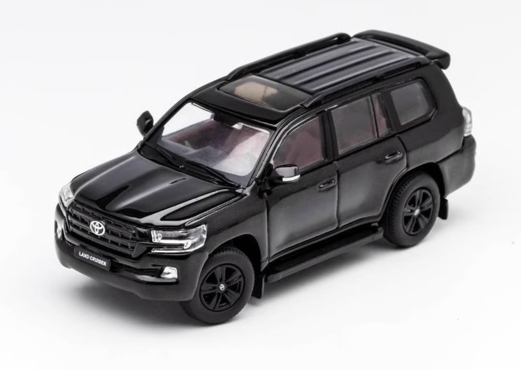 GCD 1:64 Black Land Cruiser LC200 SUV ORV Sports Model Diecast Metal Car New Collection