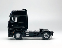 Load image into Gallery viewer, TM 1:64 Black Benz Actros Tractor Container Truck Model Diecast Metal Car New
