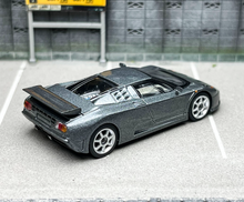 Load image into Gallery viewer, MINIGT 1:64 Gray Bugatti EB110 Racing Sports Model Diecast Metal Car BN
