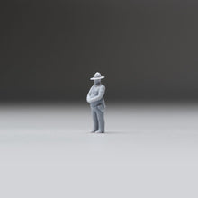 Load image into Gallery viewer, 1:64 Painted Unpainted Figure Model Miniature Resin Diorama Fat Sheriff Man Sand New
