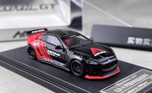 Load image into Gallery viewer, HKM 1:64 Black Advan GTS M145 MK1 LBWK Sports Model Diecast Metal Car New Collection
