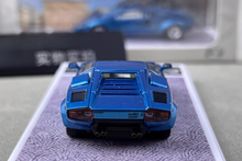 Load image into Gallery viewer, FY 1:64 Blue Countach LP5000 S Racing Sports Model Diecast Metal Car New Collection
