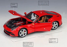 Load image into Gallery viewer, Bburago 1:24 Red F12 Berlinetta Racing Sports Model Toy Diecast Metal Car BN
