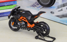 Load image into Gallery viewer, WELLY 1:18 KTM RC 8C Sports Racing Model Diecast Metal Motorcycle Bike
