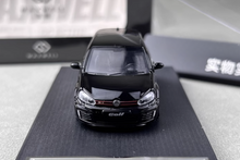 Load image into Gallery viewer, Maxwell 1:64 Black VW Golf GTI MK6 VIP BBS Sports Model Diecast Metal Car New Collection

