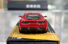 Load image into Gallery viewer, TOC 1:64 Red Silver Rims 458 Speciale Sports Model Diecast Metal Car New Collection
