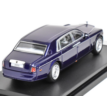 Load image into Gallery viewer, SW 1:64 Blue Phantom VII Luxury Sedan Sports Model Diecast Metal Car New

