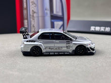 Load image into Gallery viewer, Peako 1:64 DIY Silver Lancer Evo IX 9 Sports Model Diecast Metal Car New Collection

