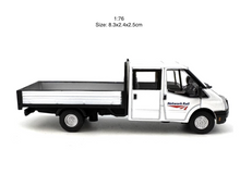 Load image into Gallery viewer, 1:76 White Transit Rapid Pickup Truck Delivery Model Diecast Metal Car New Collection
