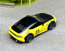 Load image into Gallery viewer, MINIGT 1:64 Yellow Nissan Z LB #24 Coupe Sports Model Diecast Metal Car New Collection

