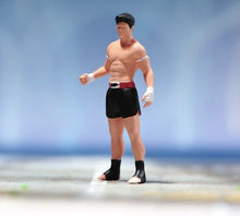 Load image into Gallery viewer, 1:64 Painted Unpainted Figure Model Miniature Resin Diorama Sand Boxer Man Boy
