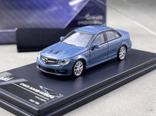 Load image into Gallery viewer, King 1:64 Blue C63 AMG W204 Sedan Sports Model Diecast Metal Car New Collection
