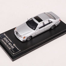 Load image into Gallery viewer, SW 1:64 Silver W140 VIP Sedan Sports Model Diecast Metal Car

