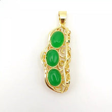 Load image into Gallery viewer, Nature Jade Lucky Beans Pendant Necklace Gift For Woman Jewelry charm Blessing F
