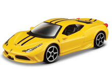 Load image into Gallery viewer, Bburago 1:64 Yellow Ferrari 458 Italia Racing Sports Model Toy Metal Car BN
