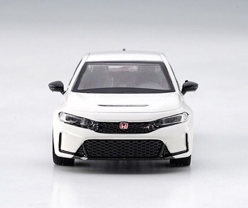 Miniature 1:64 Honda Civic Type R FK8 Blanc/Noir - Mini GT - Modèle De Collection