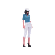 Load image into Gallery viewer, 1:24 Painted Figure Model Miniature Resin Diorama Sand Smart Casual Lady Girl
