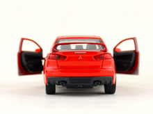 Load image into Gallery viewer, WELLY 1:36 Red Lanser EVOLUTION X Racing Sports Model Diecast Toy Metal Car
